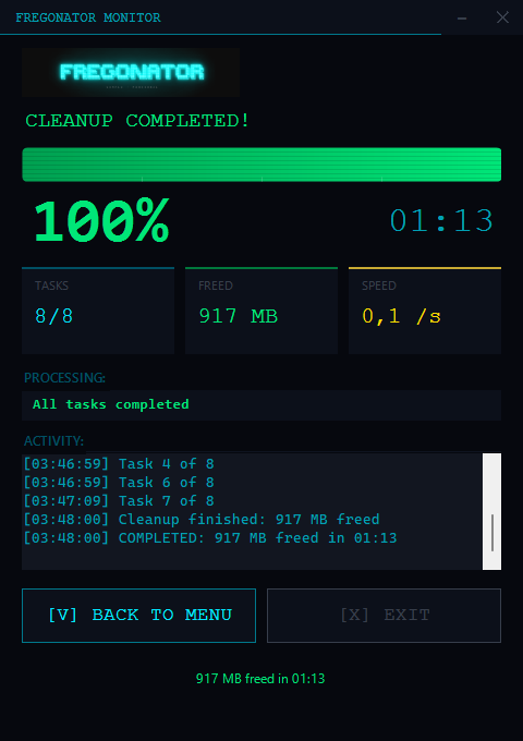 FREGONATOR Completed